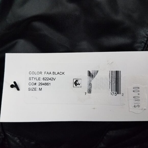 NEW Via Spiga M Cargo Zig Zag Quilted Zip up Jacket Black - Picture 14 of 15